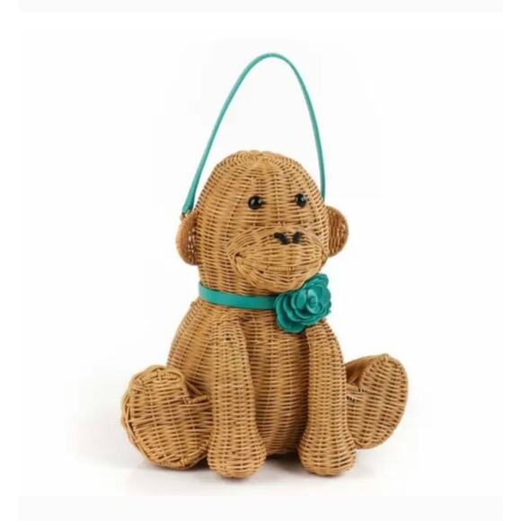 KATE SPADE Limited Edition “Georgia” Wicker Monkey Bag - Picture 2 of 16
